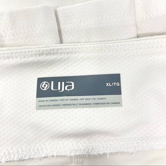 LIJA White Tennis Skort w/ Pleated Hem Size XL - Picture 2 of 7